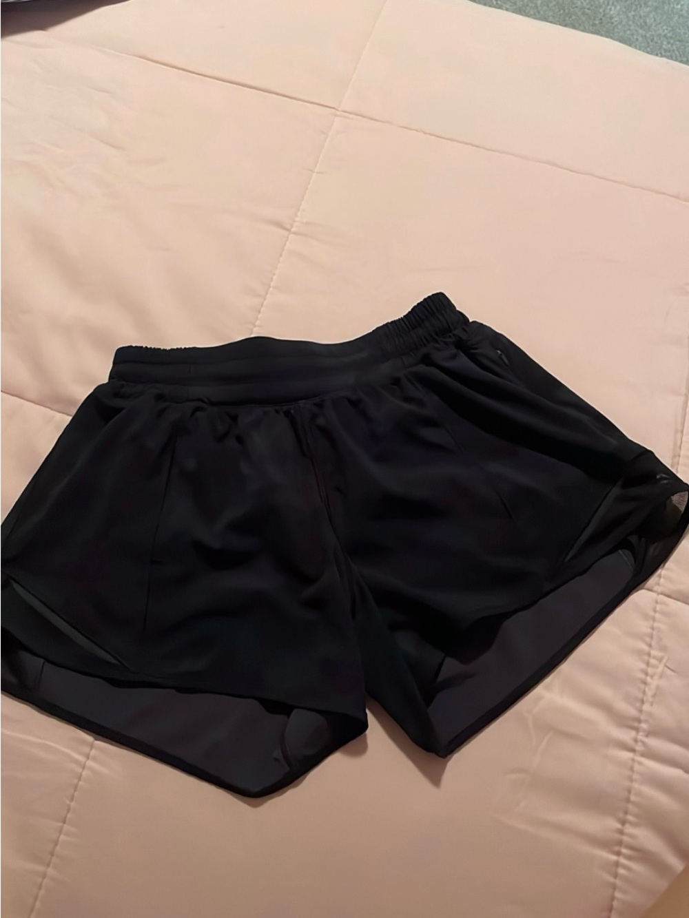lululemon athletica Black Athletic Running Shorts